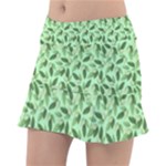 Leaves Pattern Texture Seamless Classic Tennis Skirt