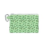 Leaves Pattern Texture Seamless Canvas Cosmetic Bag (Small)