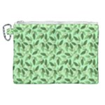 Leaves Pattern Texture Seamless Canvas Cosmetic Bag (XL)