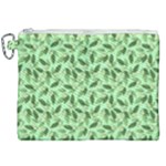 Leaves Pattern Texture Seamless Canvas Cosmetic Bag (XXL)