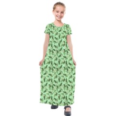 Kids  Short Sleeve Maxi Dress 