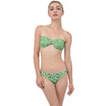 Leaves Pattern Texture Seamless Classic Bandeau Bikini Set