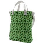 Leaves Pattern Texture Seamless Canvas Messenger Bag