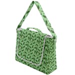 Leaves Pattern Texture Seamless Box Up Messenger Bag