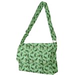 Leaves Pattern Texture Seamless Full Print Messenger Bag (S)