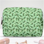 Leaves Pattern Texture Seamless Make Up Pouch (Medium)