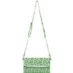 Leaves Pattern Texture Seamless Mini Crossbody Handbag