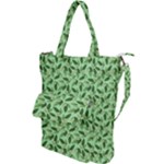 Leaves Pattern Texture Seamless Shoulder Tote Bag