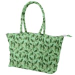 Leaves Pattern Texture Seamless Canvas Shoulder Bag