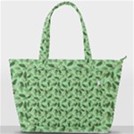 Leaves Pattern Texture Seamless Back Pocket Shoulder Bag 