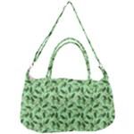 Leaves Pattern Texture Seamless Removable Strap Handbag