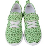 Leaves Pattern Texture Seamless Women s Velcro Strap Shoes