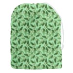 Leaves Pattern Texture Seamless Drawstring Pouch (3XL)