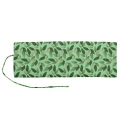 Leaves Pattern Texture Seamless Roll Up Canvas Pencil Holder (M) from ArtsNow.com