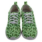 Leaves Pattern Texture Seamless Women Athletic Shoes