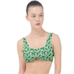 Leaves Pattern Texture Seamless The Little Details Bikini Top