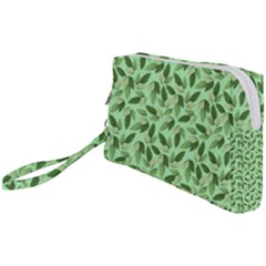 Leaves Pattern Texture Seamless Wristlet Pouch Bag (Small) from ArtsNow.com