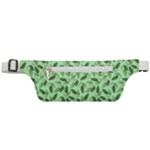 Leaves Pattern Texture Seamless Active Waist Bag