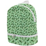 Leaves Pattern Texture Seamless Zip Bottom Backpack