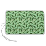 Leaves Pattern Texture Seamless Pen Storage Case (L)