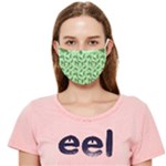 Leaves Pattern Texture Seamless Cloth Face Mask (Adult)