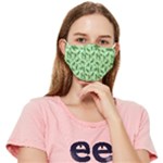 Leaves Pattern Texture Seamless Fitted Cloth Face Mask (Adult)