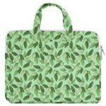 Leaves Pattern Texture Seamless MacBook Pro 13  Double Pocket Laptop Bag