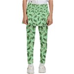 Leaves Pattern Texture Seamless Kids  Skirted Pants