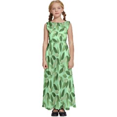 Kids  Satin Sleeveless Maxi Dress 