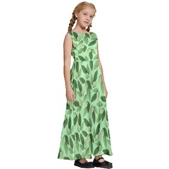 Kids  Satin Sleeveless Maxi Dress 