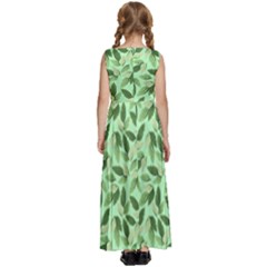 Kids  Satin Sleeveless Maxi Dress 