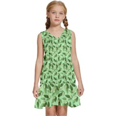 Kids  Sleeveless Tiered Mini Dress 