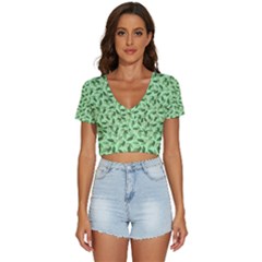 V-Neck Crop Top 