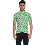 Leaves Pattern Texture Seamless Men s Short Sleeve Cycling Jersey