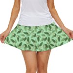 Leaves Pattern Texture Seamless Women s Skort