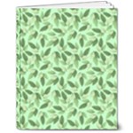 Leaves Pattern Texture Seamless 8  x 10  Hardcover Notebook