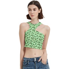 Leaves Pattern Texture Seamless Cut Out Top from ArtsNow.com