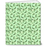 Leaves Pattern Texture Seamless 8  x 10  Softcover Notebook