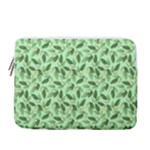 Leaves Pattern Texture Seamless 13  Vertical Laptop Sleeve Case With Pocket