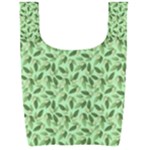 Leaves Pattern Texture Seamless Foldable Shopping Bag