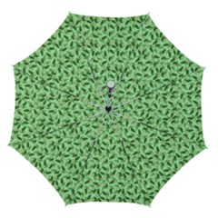 Leaves Pattern Texture Seamless Automatic Folding Umbrella with Case (Medium) from ArtsNow.com