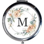 Lovely Floral Round Mini Round Mirror