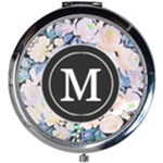 Fancy Floral  Mini Round Mirror