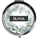 Eucalyptus Pattern Mini Round Mirror