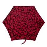 Valentines Day Hearts Pattern Love Red Mini Folding Umbrellas