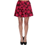 Valentines Day Hearts Pattern Love Red Skater Skirt