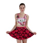 Valentines Day Hearts Pattern Love Red Mini Skirt