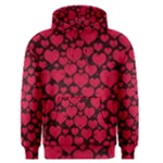 Valentines Day Hearts Pattern Love Red Men s Core Hoodie