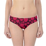 Valentines Day Hearts Pattern Love Red Hipster Bikini Bottoms