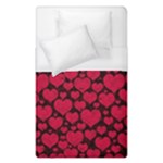 Valentines Day Hearts Pattern Love Red Duvet Cover (Single Size)